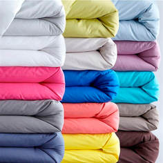 Простыня ДомВелл 220 х 220 см поплин в ассортименте