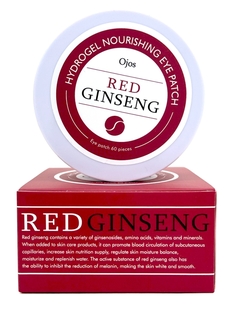 Патчи гидрогелевые с красным женьшенем Ojos Hydrogel Red Ginseng Eye Patch, 60 шт.