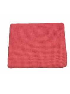 Плед вязаный Warm Whiff Пудровый 120x220 см Хлопок 100 %