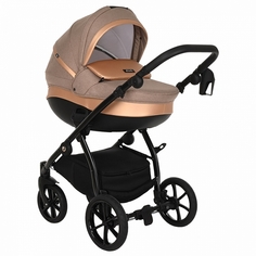 Коляска 3в1 Tutis NANNI песочный + кожа Gold 1193048