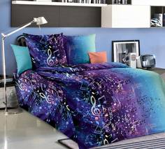 Покрывало стеганое детское «Плейлист 1», перкаль (110х140) Текс Дизайн