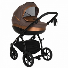 Коляска 2в1 Tutis NANNI кофе+кожа бронза 1192024