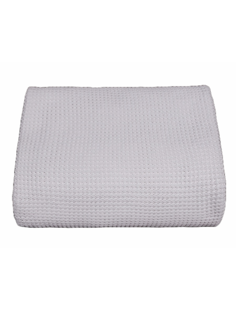 Плед вязаный Warm Whiff Белый 160x220 см Хлопок 100 %