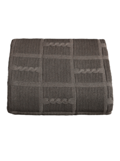 Плед вязаный Warm Whiff Бежевый 180x220 см Хлопок 100 %