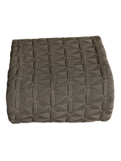 Плед вязаный Warm Whiff Светло-коричневый 180x220 см Хлопок 100 %