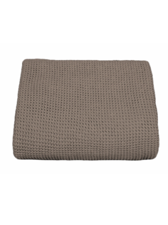 Плед вязаный Warm Whiff Бежевый 220x240 см Хлопок 100 %