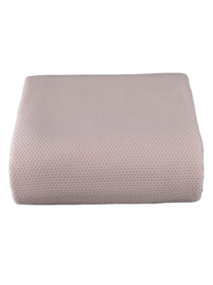 Плед вязаный Warm Whiff Пудровый 220x260 см Шерсть 50% Акрил 50%