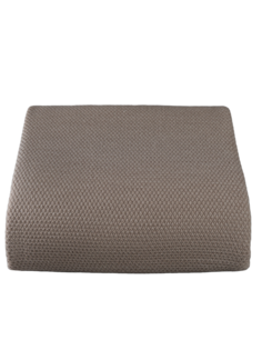 Плед вязаный Warm Whiff Бежевый 220x260 см Шерсть 50% Акрил 50%