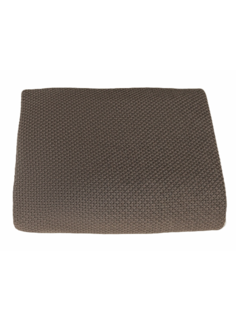 Плед вязаный Warm Whiff Коричневый 180x220 см Хлопок 100 %