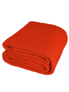 Плед вязаный Warm Whiff Коралловый 200x220 см Хлопок 100 %
