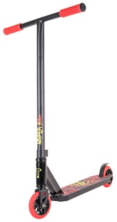Самокат Tech Team трюковой duker 101 (колеса 110 мм pu светящиеся рама alu) black/red