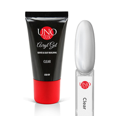Акрил-гель, UNO LUX, Clear, 30 г