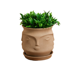 Горшок для цветов "Греческий", коричневый, шёлк, керамика, 5 л Sima Land