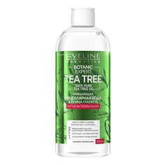 Мицеллярная вода Eveline Cosmetics Botanic Expert Tea tree антибактериальная, 400 мл