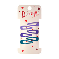 Заколка для волос, 6 штук, 3 цвета, арт. 2-718/30 Альт