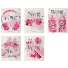 Тетради общие Альт Pink Style А5 48 листов, клетка 5 шт