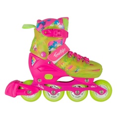 Роликовые коньки Tech Team Freestyler green/pink 36-39 RU