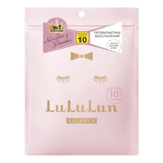 Тканевые маски для лица LuLuLun Balance Профилактика воспалений, 10 шт.