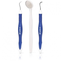 Стоматологический набор Wisdom Clean Between Dental Hygiene Kit зеркало, зонд и кюрета