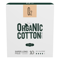 Прокладки O2 Ultra thin ультратонкие, ежедневные, ночные, 10 шт.