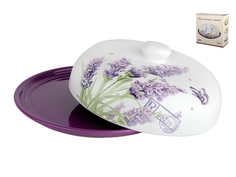 Блюдо дблинов с крышкой 23см пуп."Французская долина" HC604R-K36 Коралл