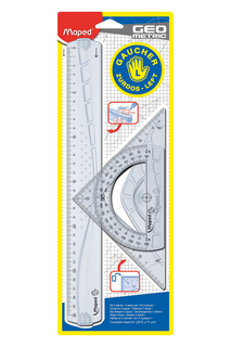 Набор линеек Maped Geometric из 3-х предметов для левшей/897118