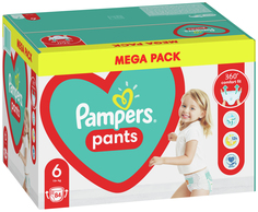 Подгузники-трусики Pampers Pants 6 (15 кг+), 84 шт.