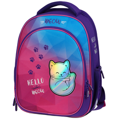 Ранец Berlingo Expert Light облегченный Hello meow 38*28*15 см розовый 336330