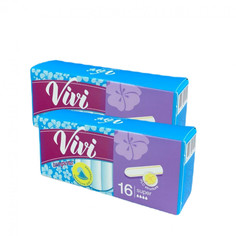 Тампоны Vivi SUPER женские гигиенические впитывающие упаковка 2 шт