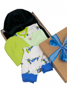 Подарочный комплект для мальчиков Lucky Child Сочное киви цв. разноцветный р. 68