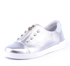 Кеды для девочек ELEGAMI 3/4-521641904 цв. серебристый р. 38