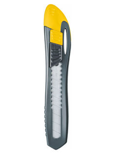 Нож канцелярский MAPED Universal, 018311, с ручным фиксатором лезвия, 18мм, желтый