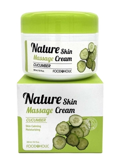 Крем для лица массажный огуречный FoodaHolic Nature Skin Massage Cream Cucumber 300 мл