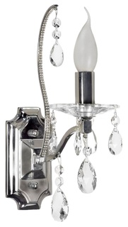 Бра Arti Lampadari Alberi E2.1.1.601 N E14 40W с подвесками серебристое