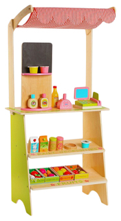 Игровой набор "Играем в магазин", деревянные продукты в наборе MSN15033 Sima-Land