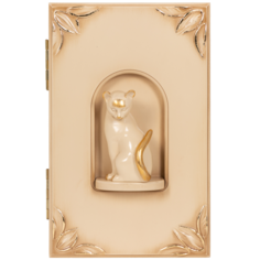 Полка - ключница Кошка Грация Айвори Bogacho