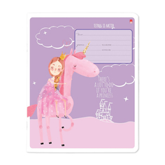 Тетрадь школьная Альт Young princess линейка 18 листов А5 1 шт