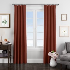 Штора классическая Eleganta ena663009 150x270 см терракотовая 663009