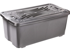 Контейнер Эконом 75л прямоугольный (с крышкой) М7359(пластик) "Башпласт" (Альтернатива)