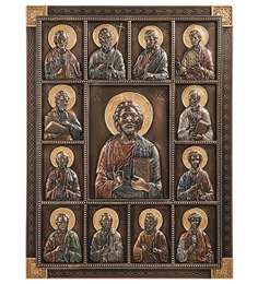 Панно Иисус и двенадцать Апостолов WS-1118 113-906709 Veronese