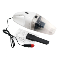 Автомобильный пылесос с функцией cбора воды High-Power Vacuum cleaner portable, белый No Brand