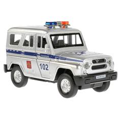Модель машины Технопарк УАЗ Hunter, Полиция, инерционная, свет, звук НUNТЕR-Р-SL