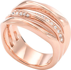 Кольцо из стали с фианитом р. 17 Fossil JF01321791