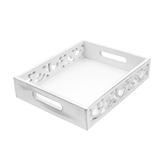 Поднос декоративный 24,3x19,8x4,5 см No Brand