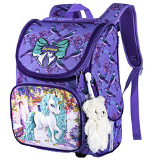 Ранец школьный SkyName 2075 фиолетовый