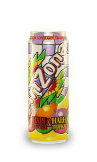 Напиток Arizona Half and Half Tropical 0,68л Упаковка 24 шт