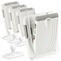 Блокиратор LolUno Home для шкафов, окон, дверей защитные накладки 4 шт.