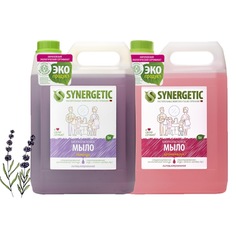 Набор Synergetic Mix Мыло жидкое Аромамагия, Лаванда 2 шт 5 л