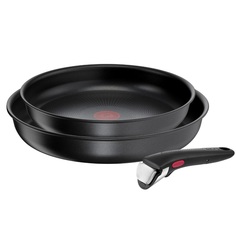 Набор посуды Tefal Ingenio Daily Chef Black L7629553, 3 предмета, 24/28 см