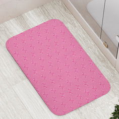 Коврики для ванной и туалета bath_91035 Бабочки на точках JoyArty